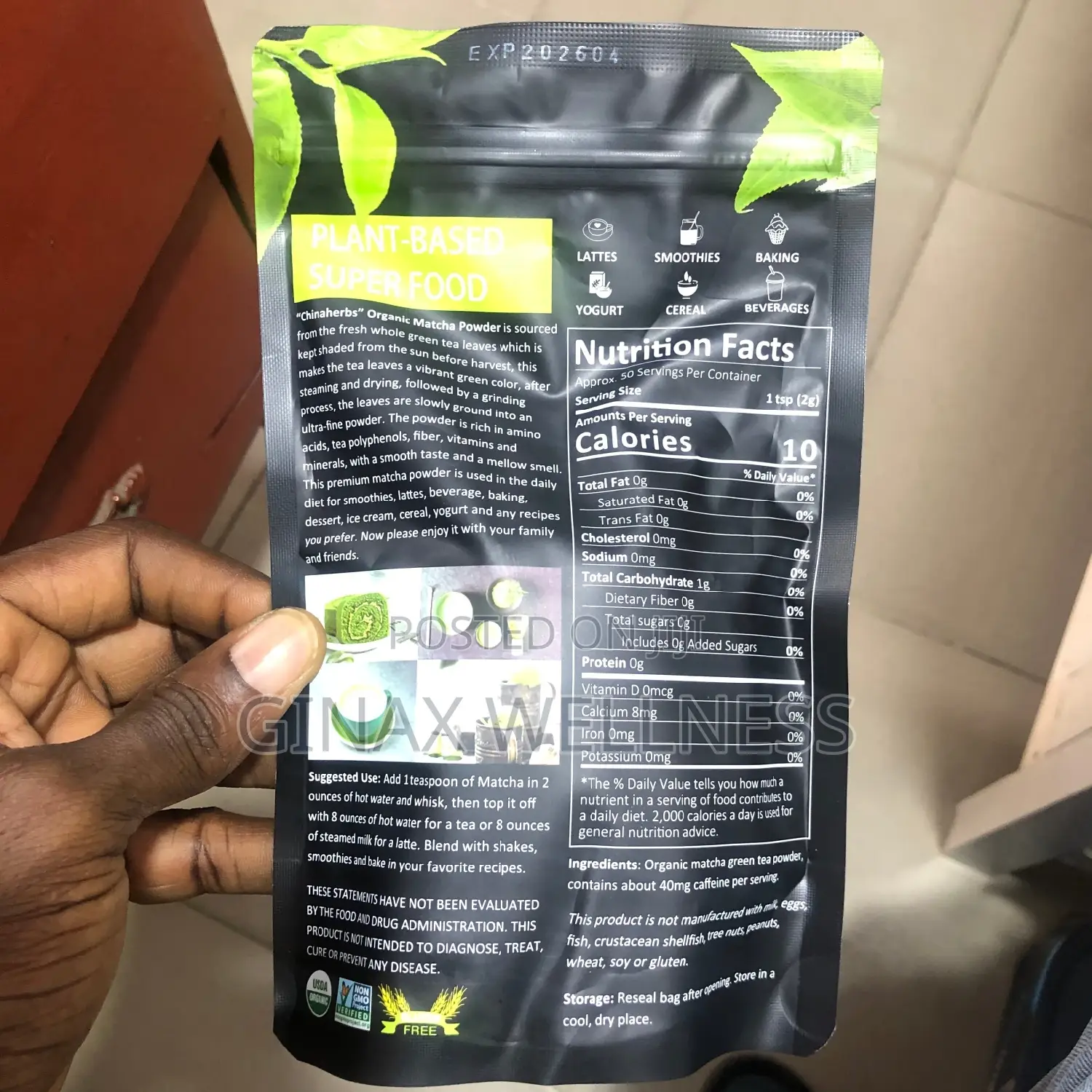 Organic Matcha Powder (100g)