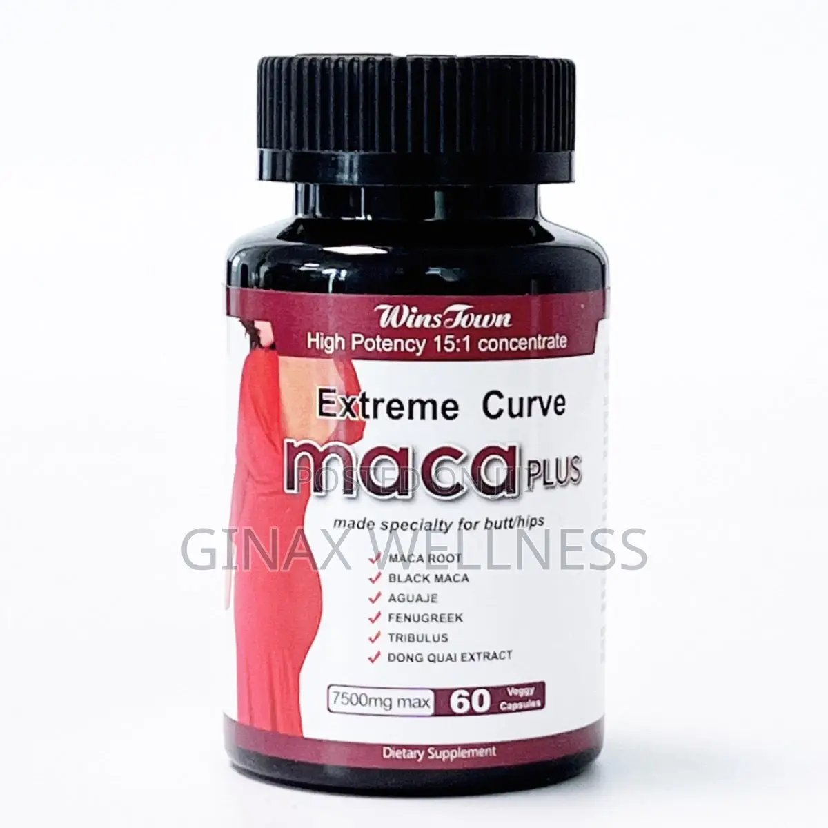 Extreme Curve Maca Plus Capsules for Butt Enhancement