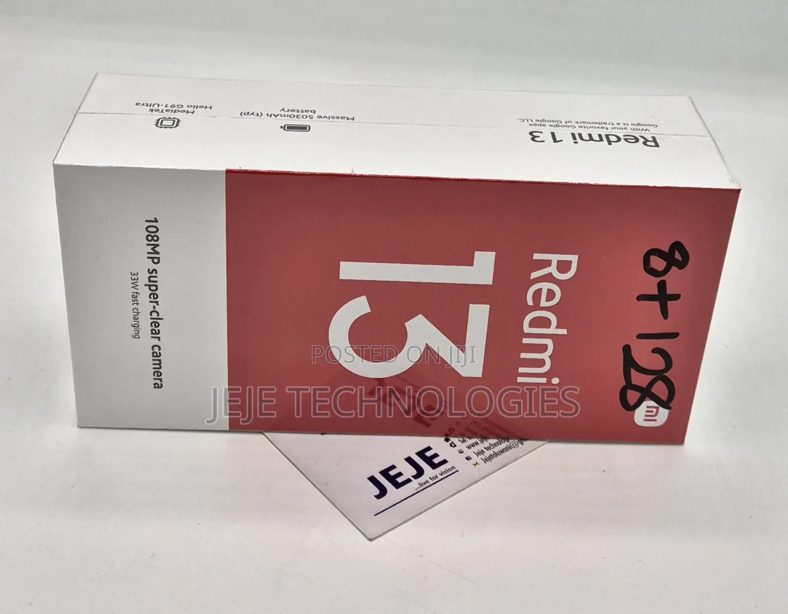 New Xiaomi Redmi 13 128 GB Black