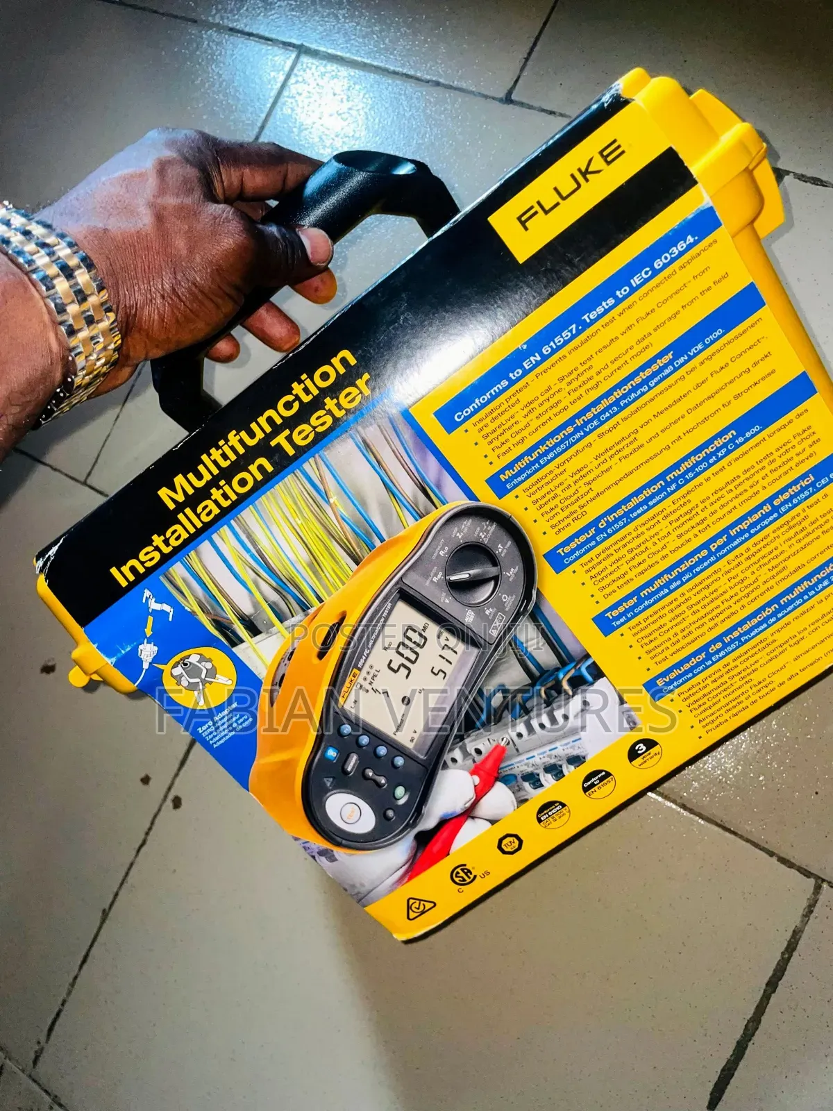 MULTIFUNCTION Installation Taster FLUKE
