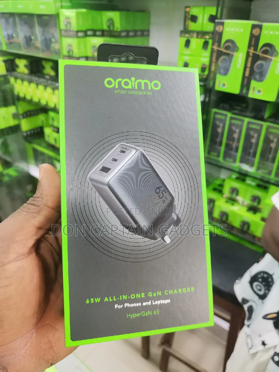 Oraimo 65w Gan Charger