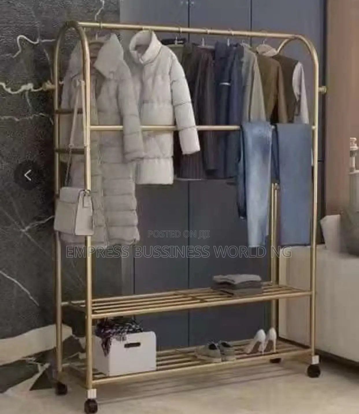 Multifunctional Clothing Hanger-Gold