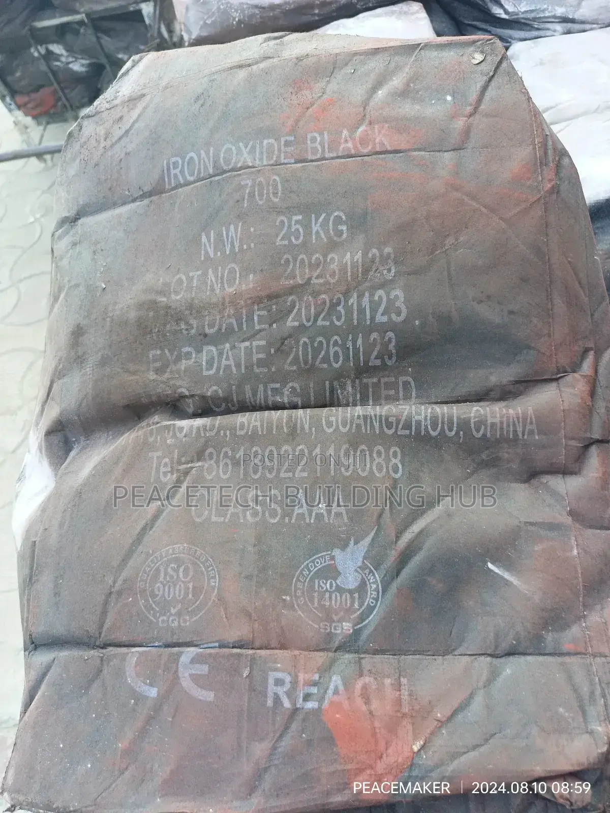 Original Black and Red Iron Oxide Pigment