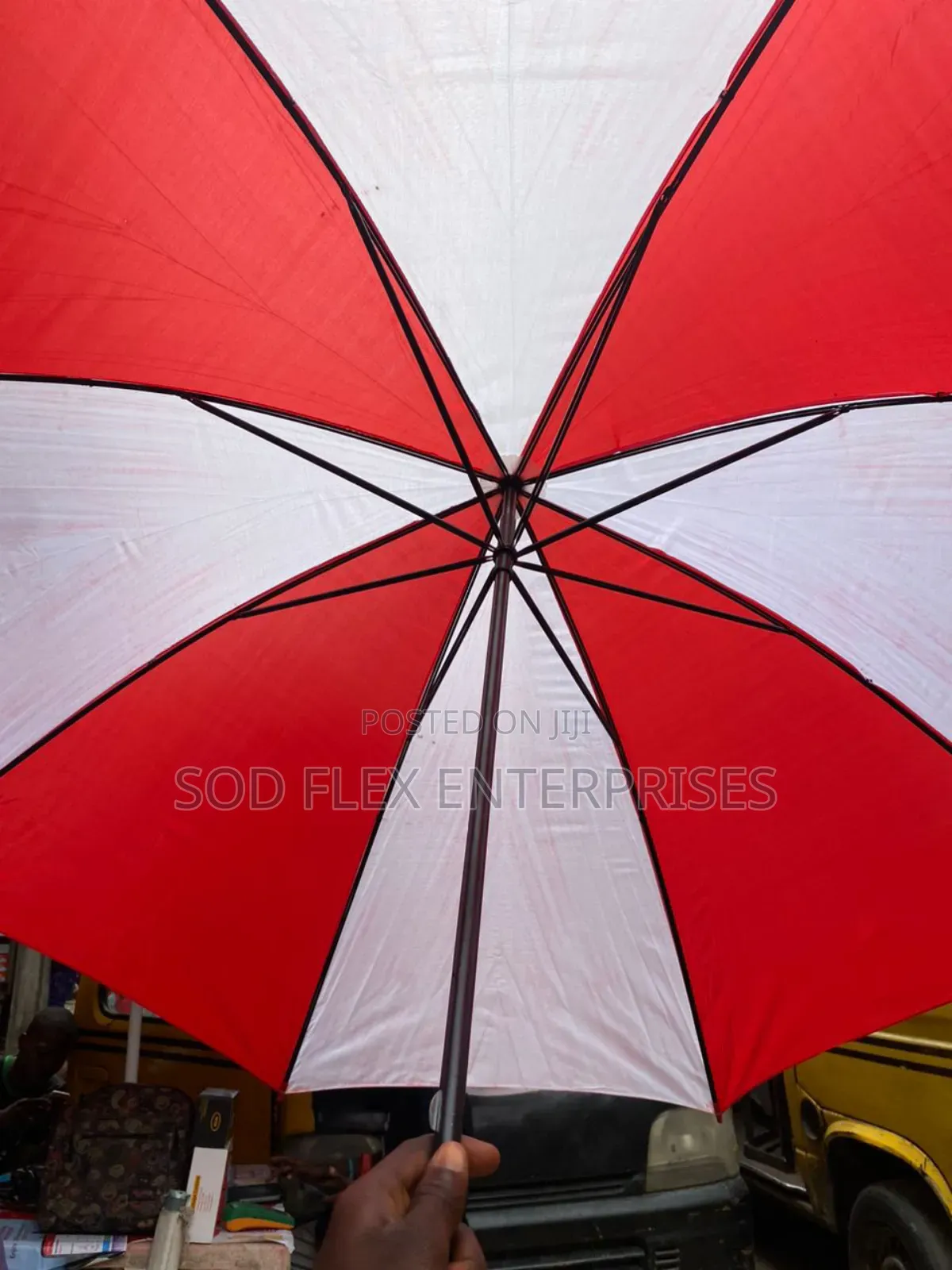 Combinationred White Medium Umbrella