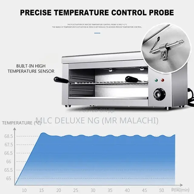 ADJUSTABLE Salamander Electric Grill / Meat Griller/ Roaster