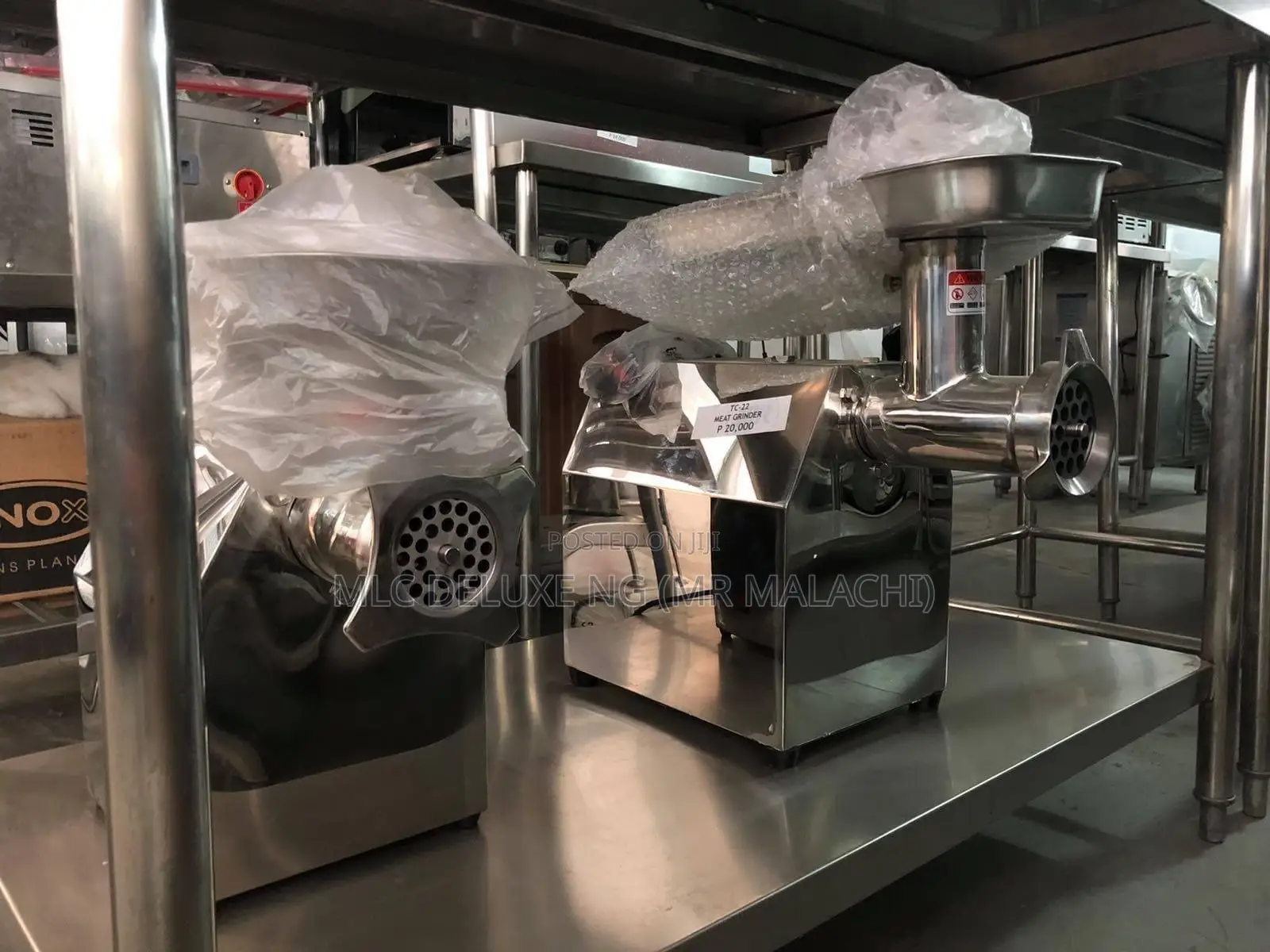 (Stainless Steel) Meat Mincer/Table Top Meat Grinder (12/22)