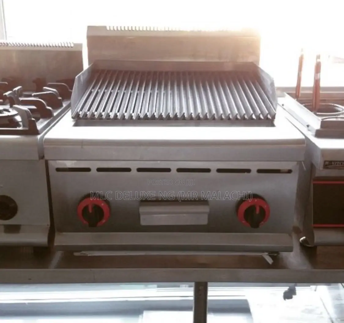 Lava Rock Griller /Counter Top Chargrill (2burner)With Stone