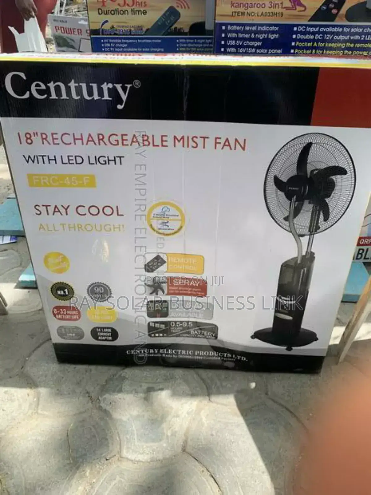 Rechargeable Mist Fan