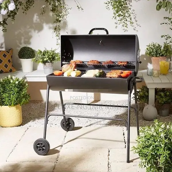 Drum Type Outdoor Charcoal Flavor Barbecue Griller/BBQ Grill
