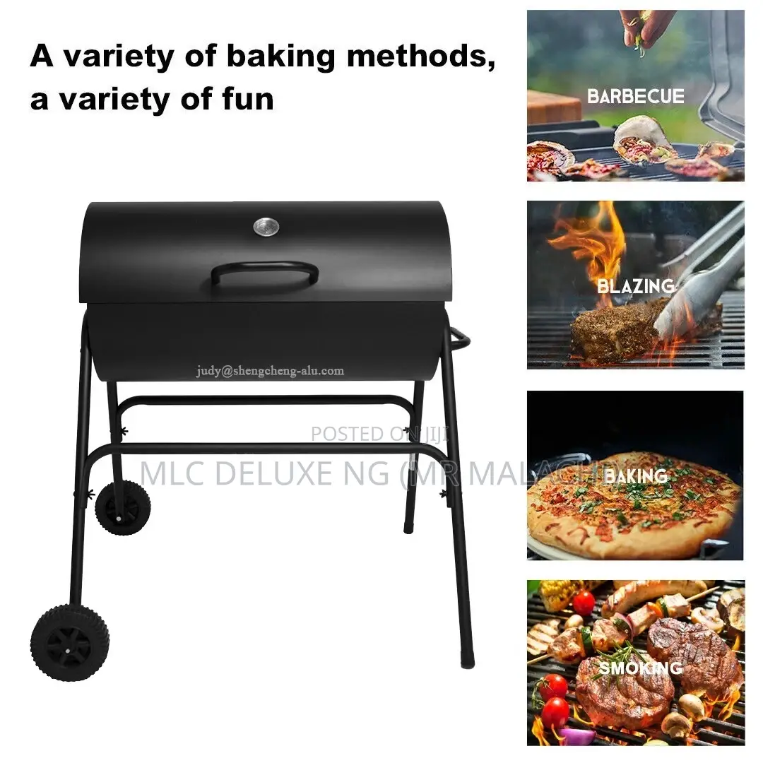 Drum Type Outdoor Charcoal Flavor Barbecue Griller/BBQ Grill