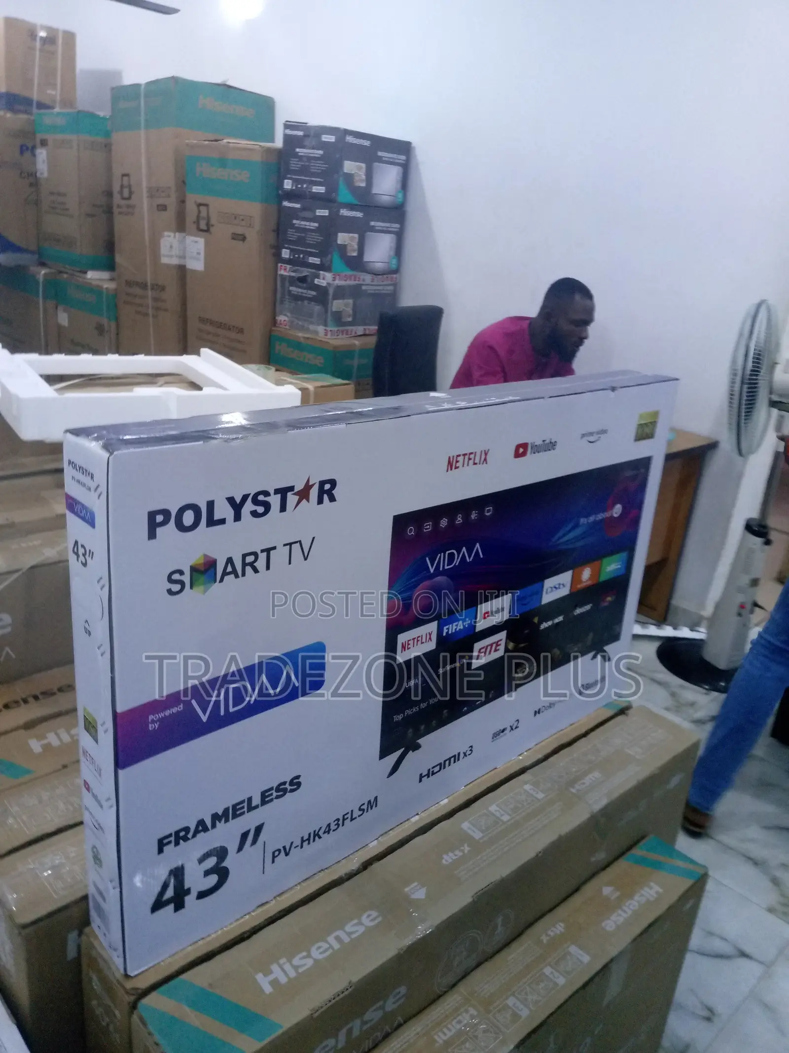 The Viidaa Powered Polystar 43: Smart TV
