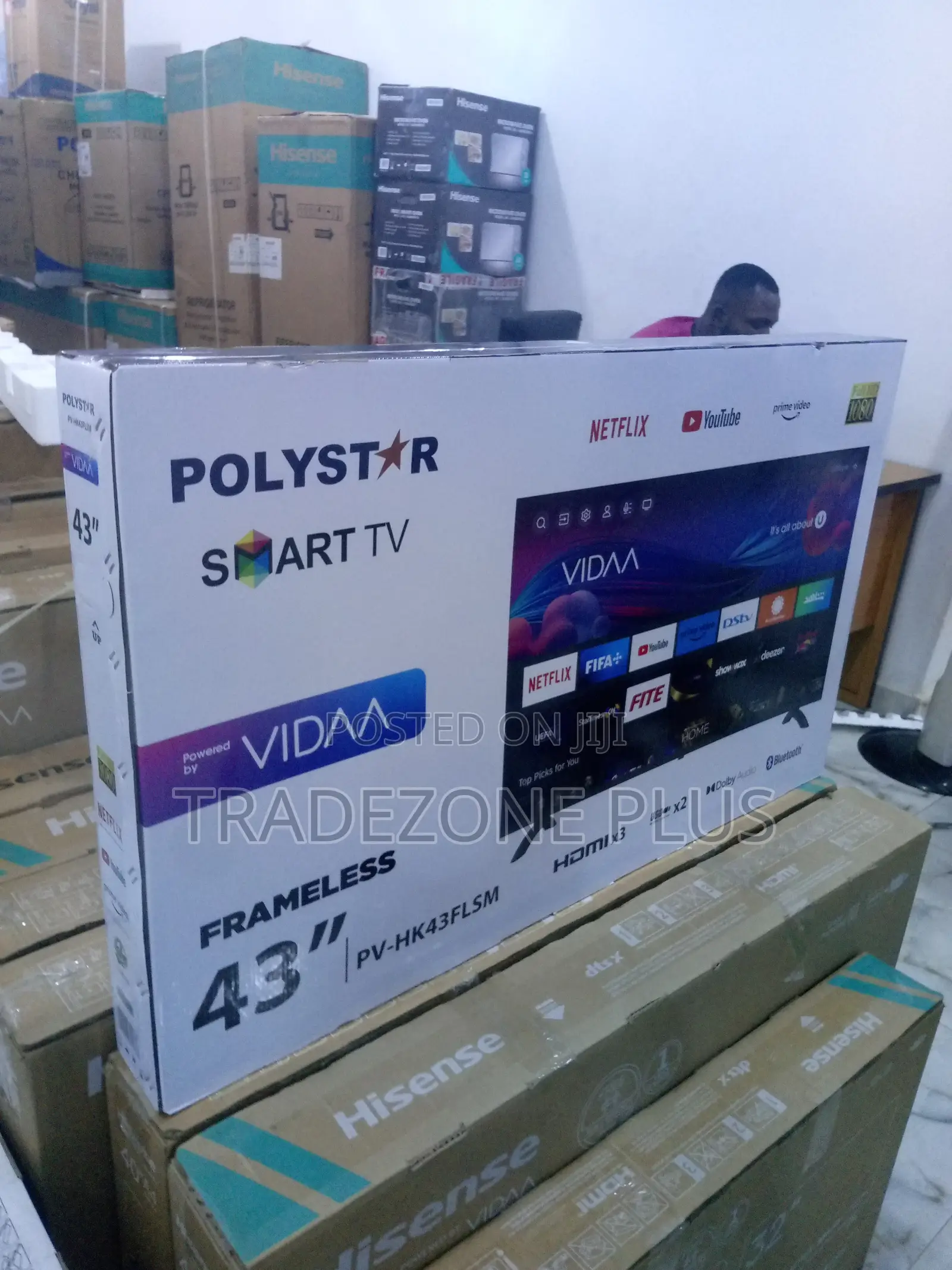 The Viidaa Powered Polystar 43: Smart TV