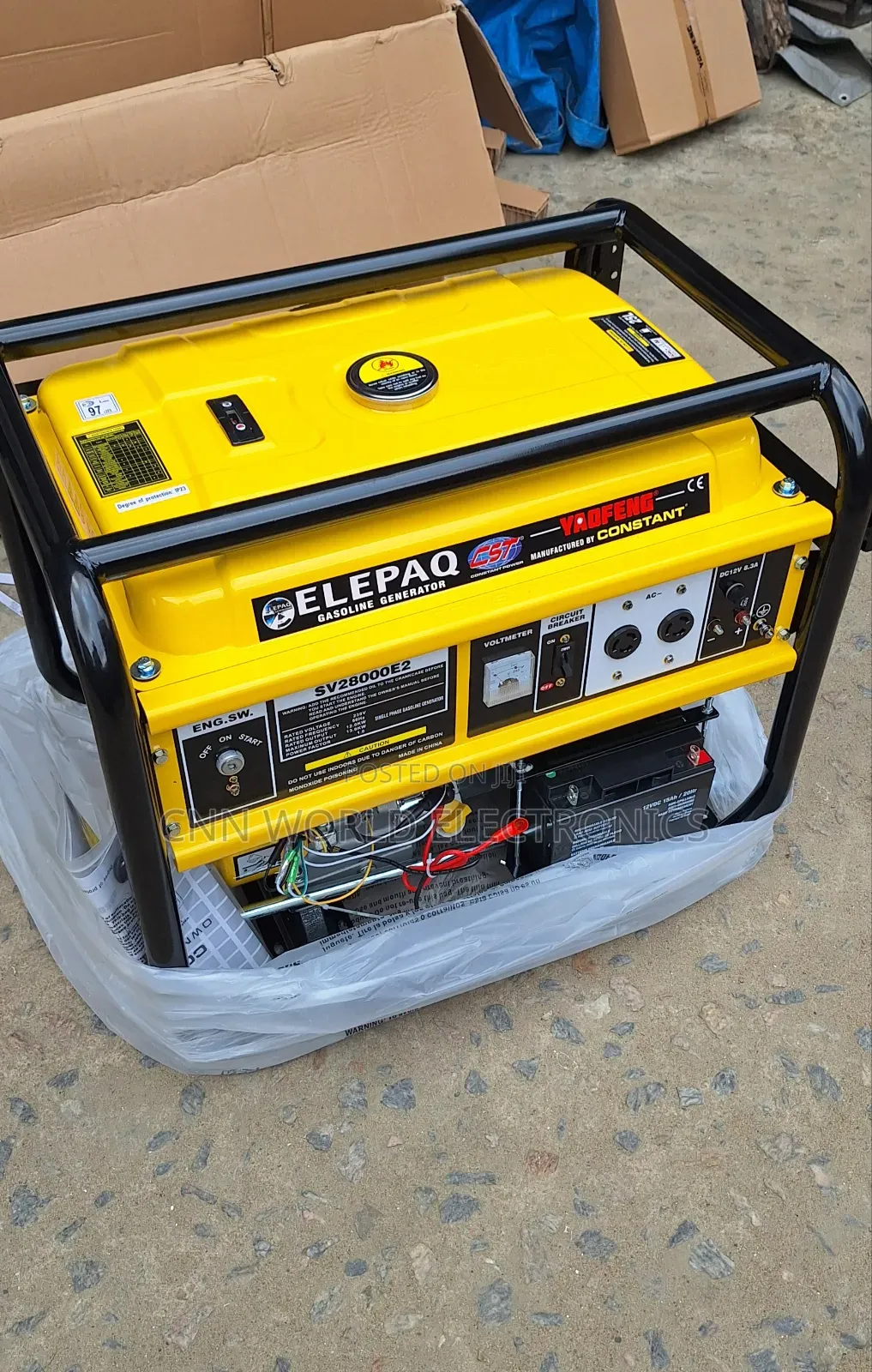 New Elepaq 10KVA Generator (SV28000E2)Copper Coil Key Start