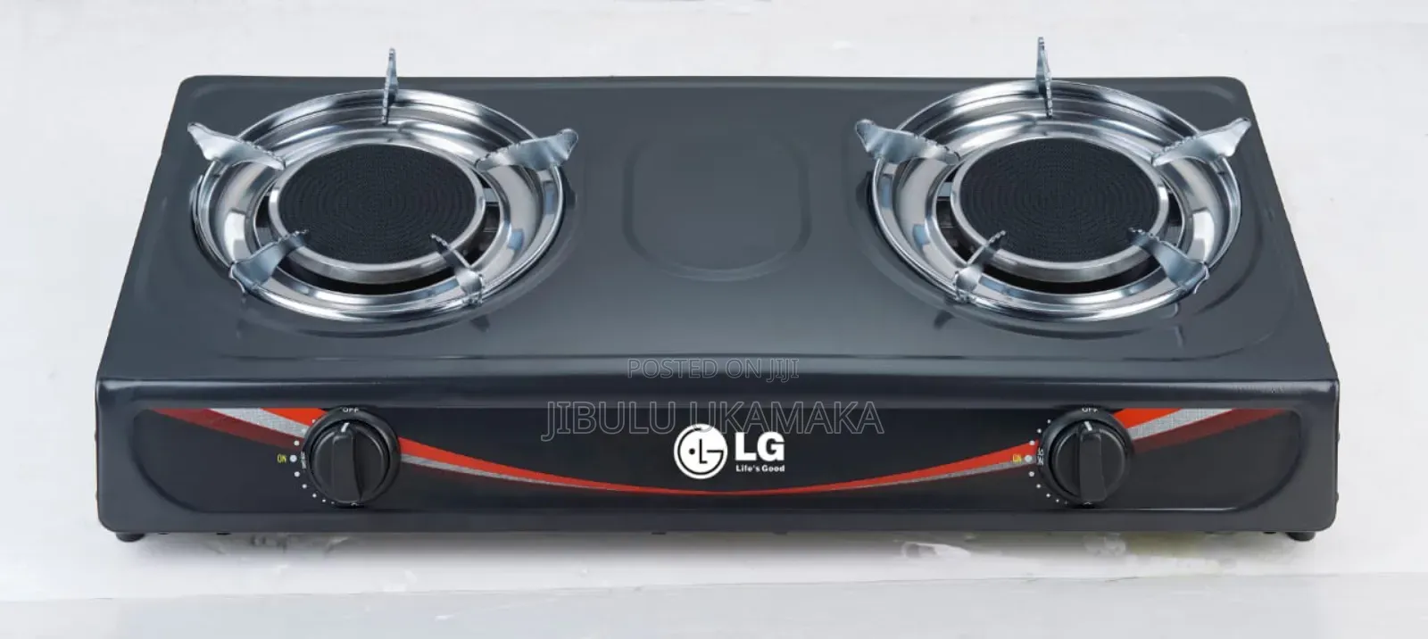 LG Stainless Steel 2 Burner Gas Cooker