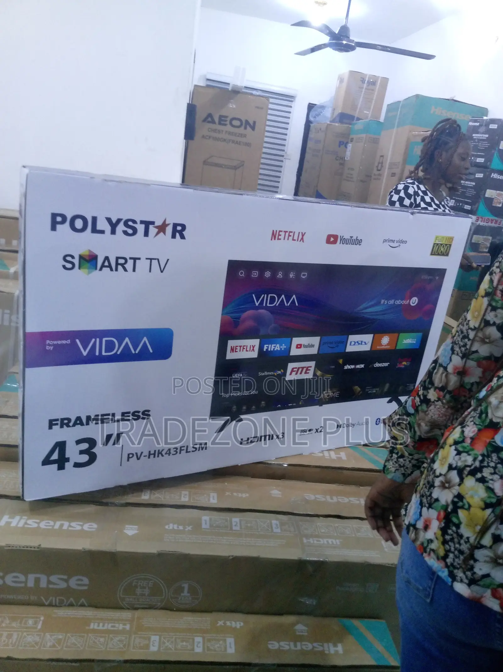 Polystar 43 Inches Smart TV