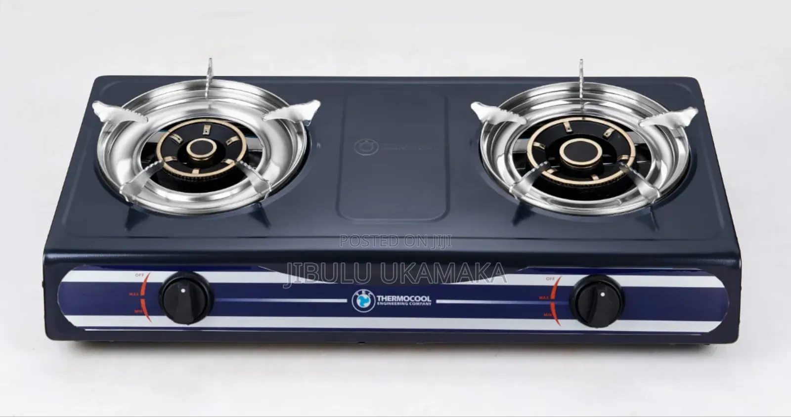 Thermocool 2burner Teflon Non Stick Table Top Gas Cooker