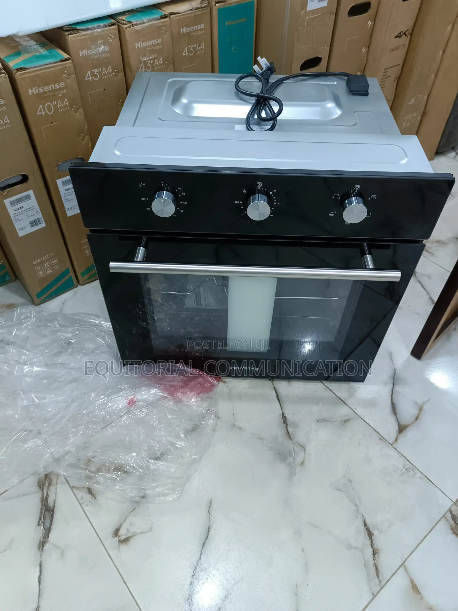 Polystar 60cm Inbuilt Electric Automatic Oven | Pv-jy60ke