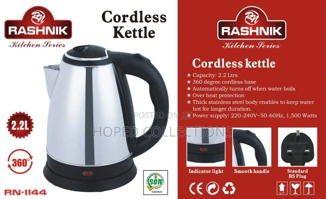 Rashnik Electric Kettle 2.2L