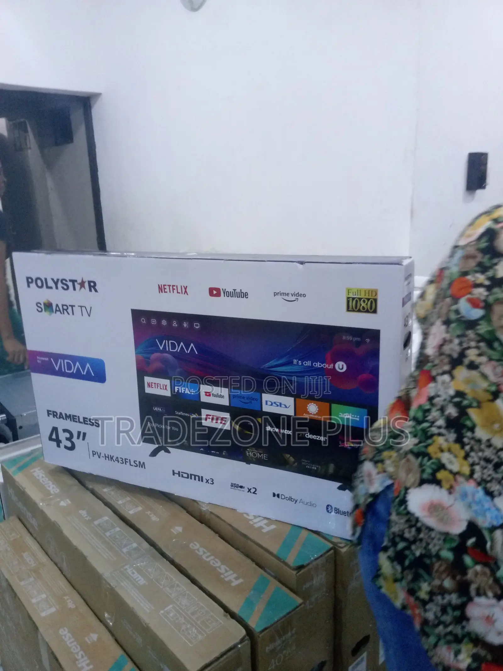 New Polystar 43" Ultra HD TV