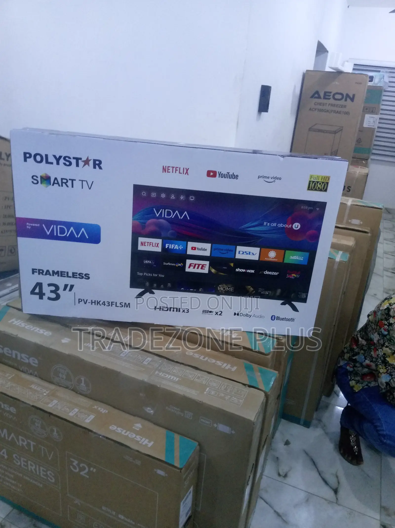 New 43" Flat Screen Smart TV