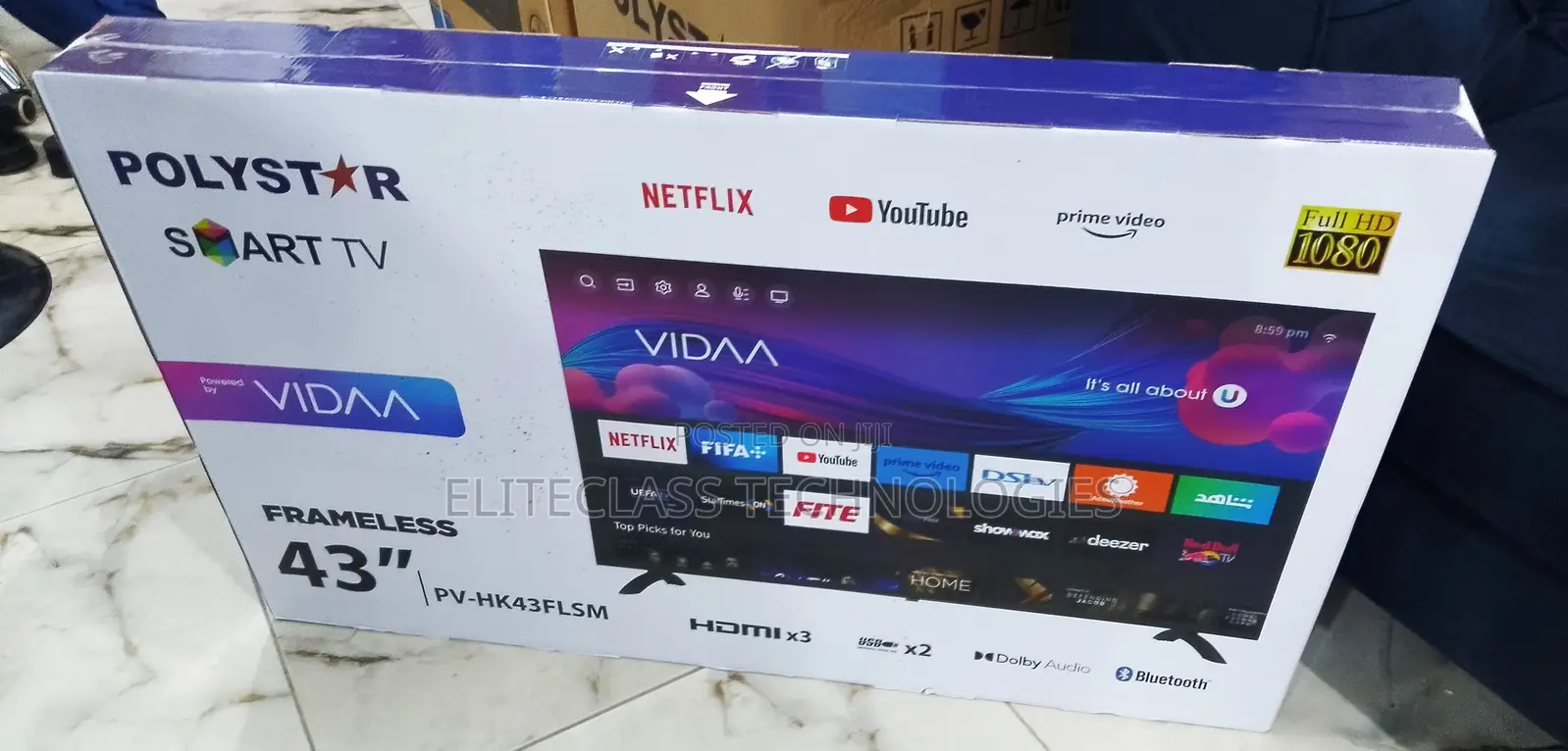Premium Polystar Smart Tv- 43inches