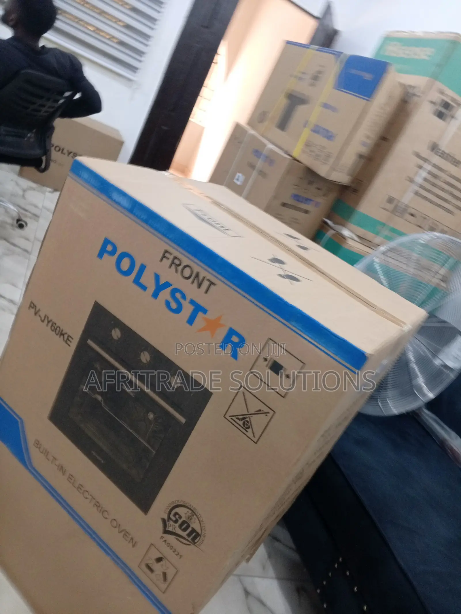 POLYSTAR PV-JY60KE Built-in Electric Oven- Tough Glass
