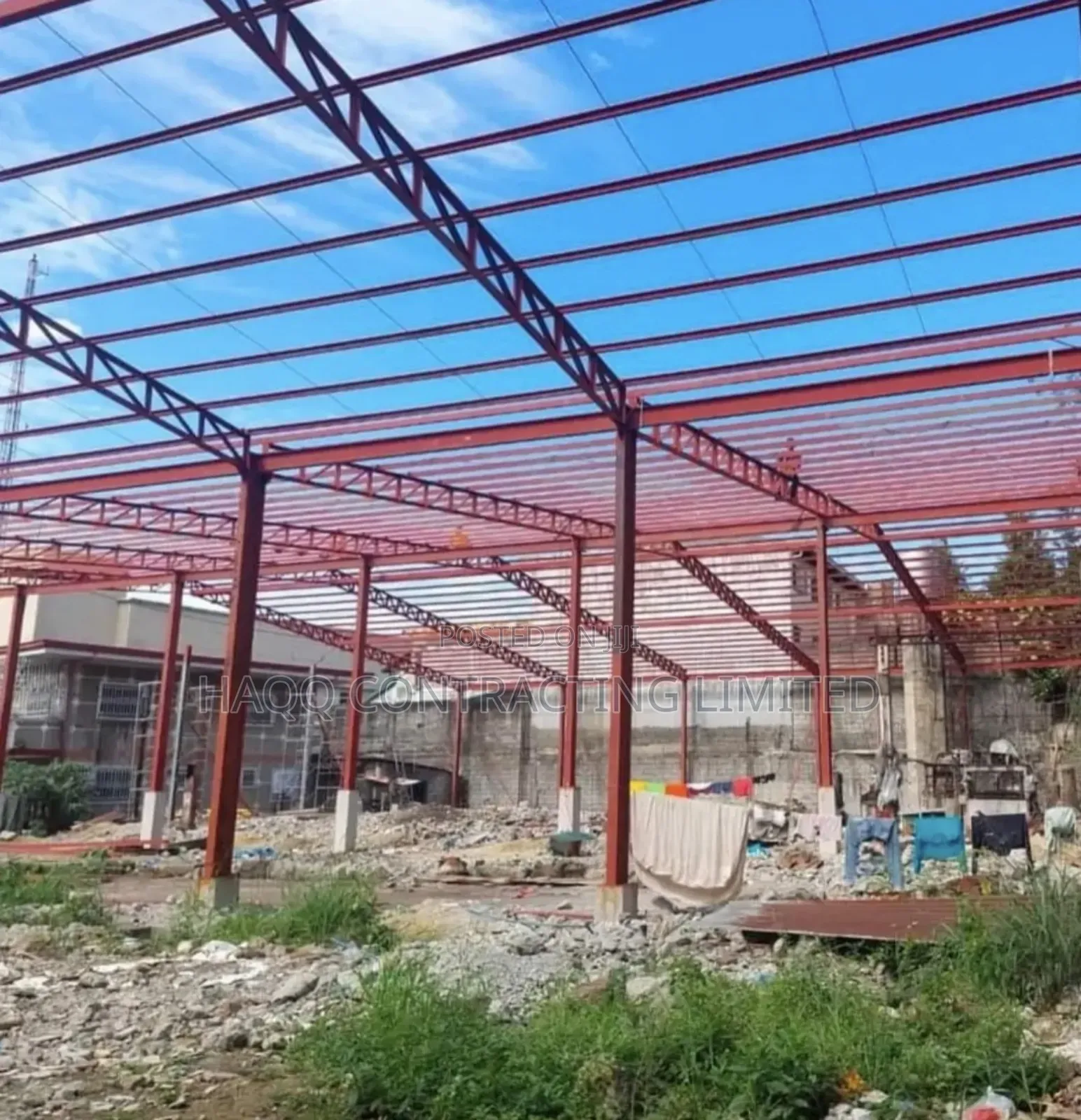 Warehouse Steel Construction, Steel Works in Lagos