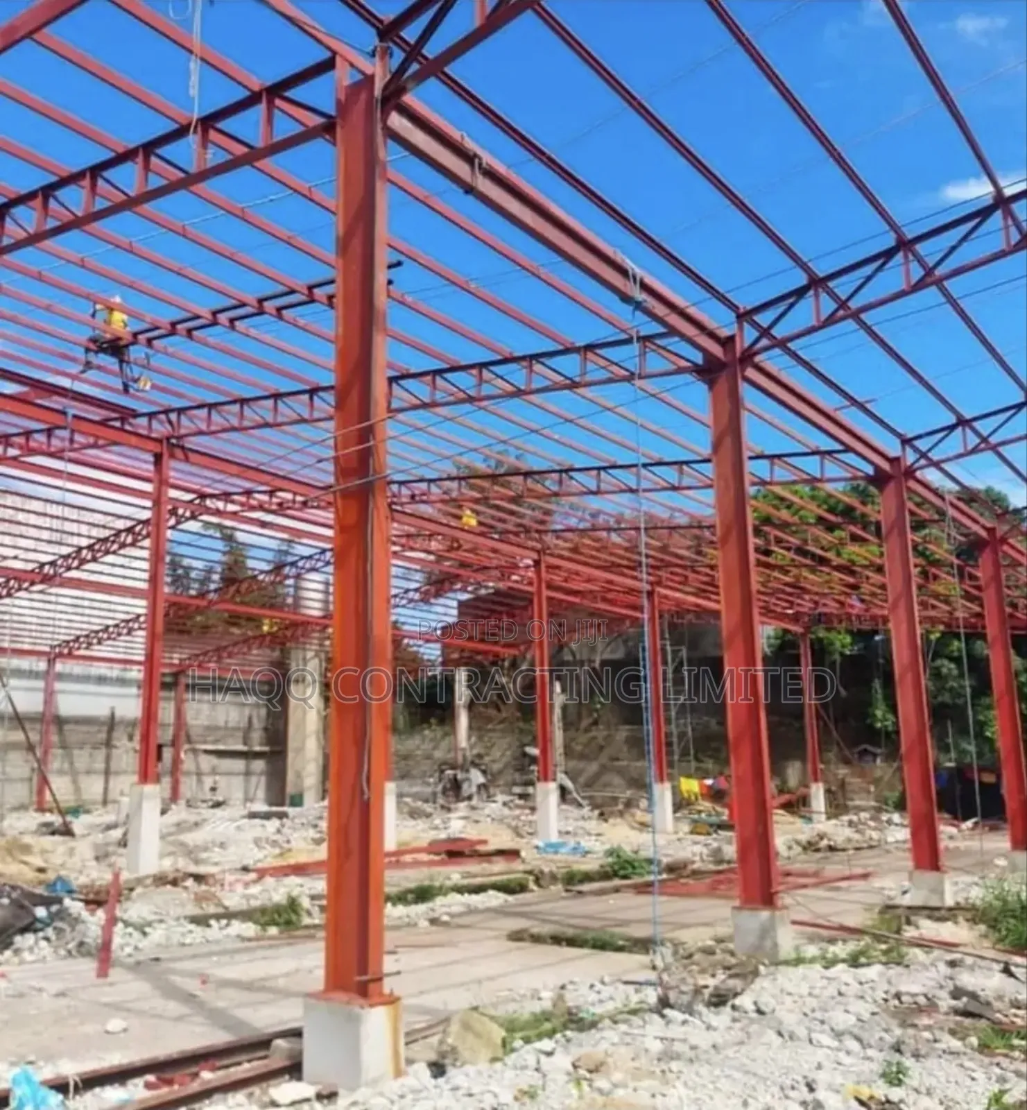 Warehouse Steel Construction, Steel Works in Lagos