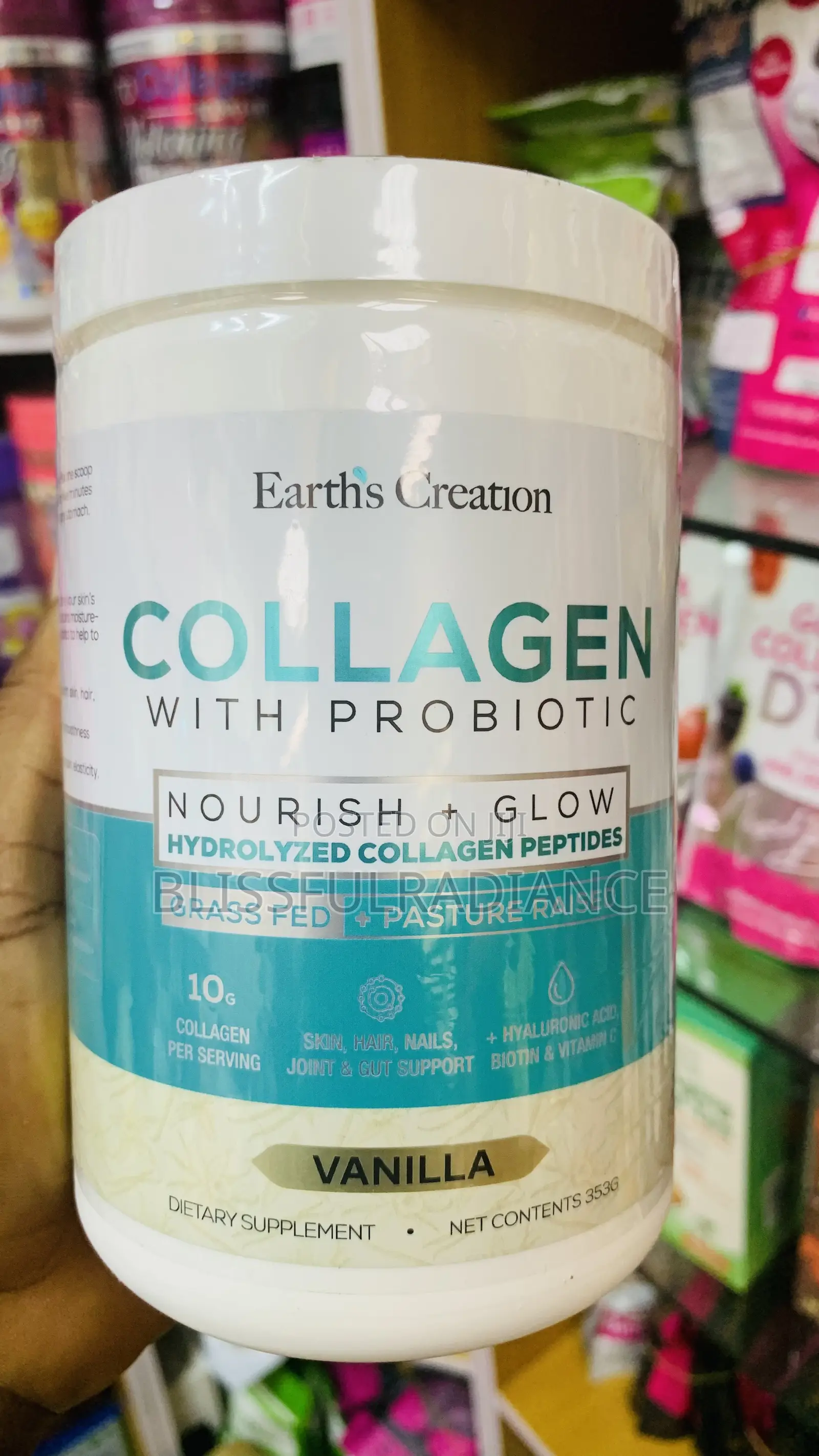 Earth Creation Collagen With Probiotics