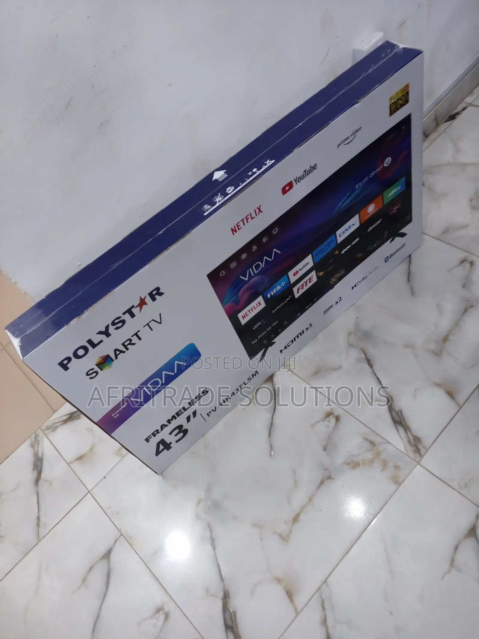 Polystar 43” Smart Ultra HD TV