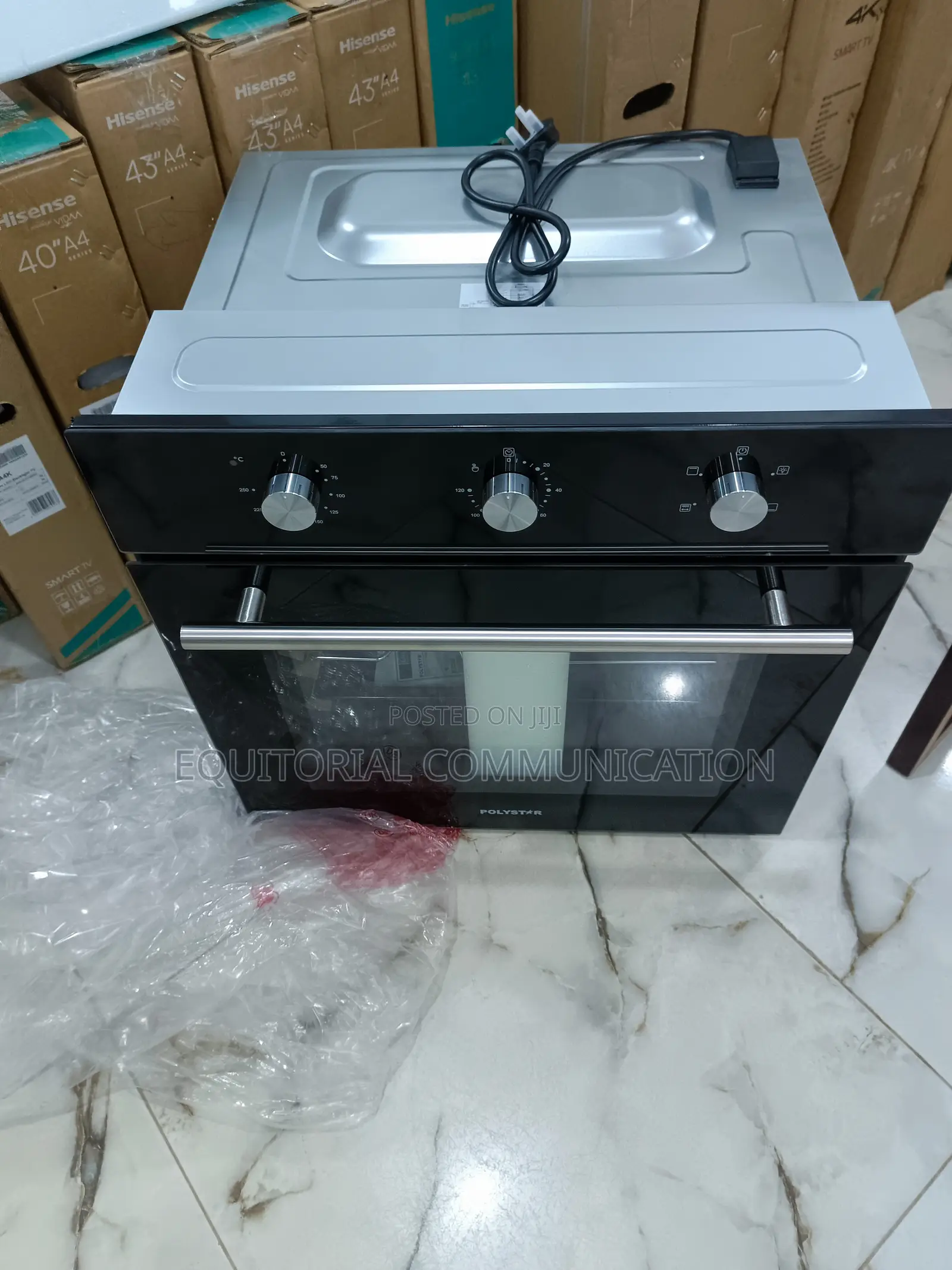 Active Polystar Built in Electric Gas Oven 
