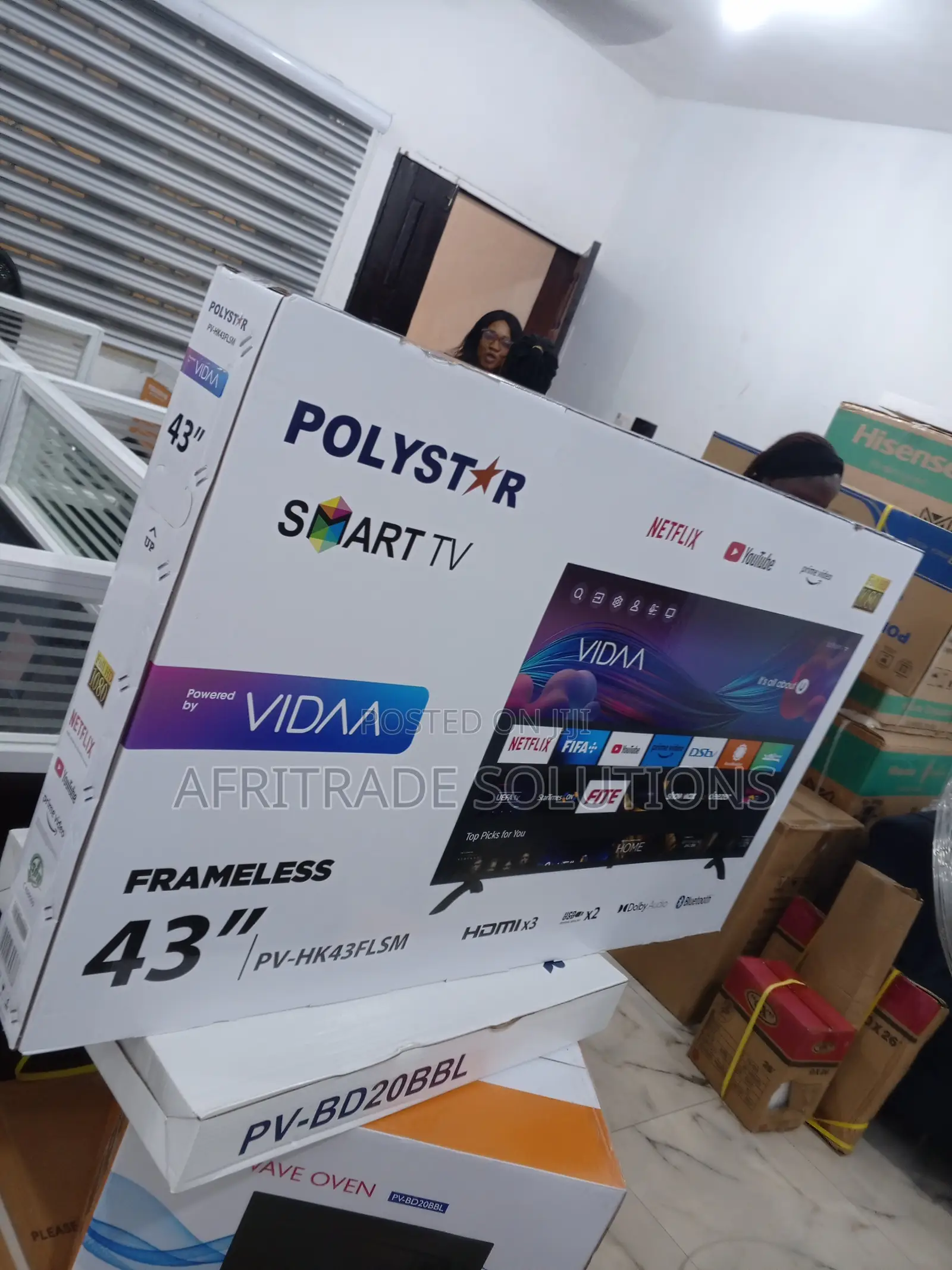 New Model 43 Inch Polystar Smart HD TV