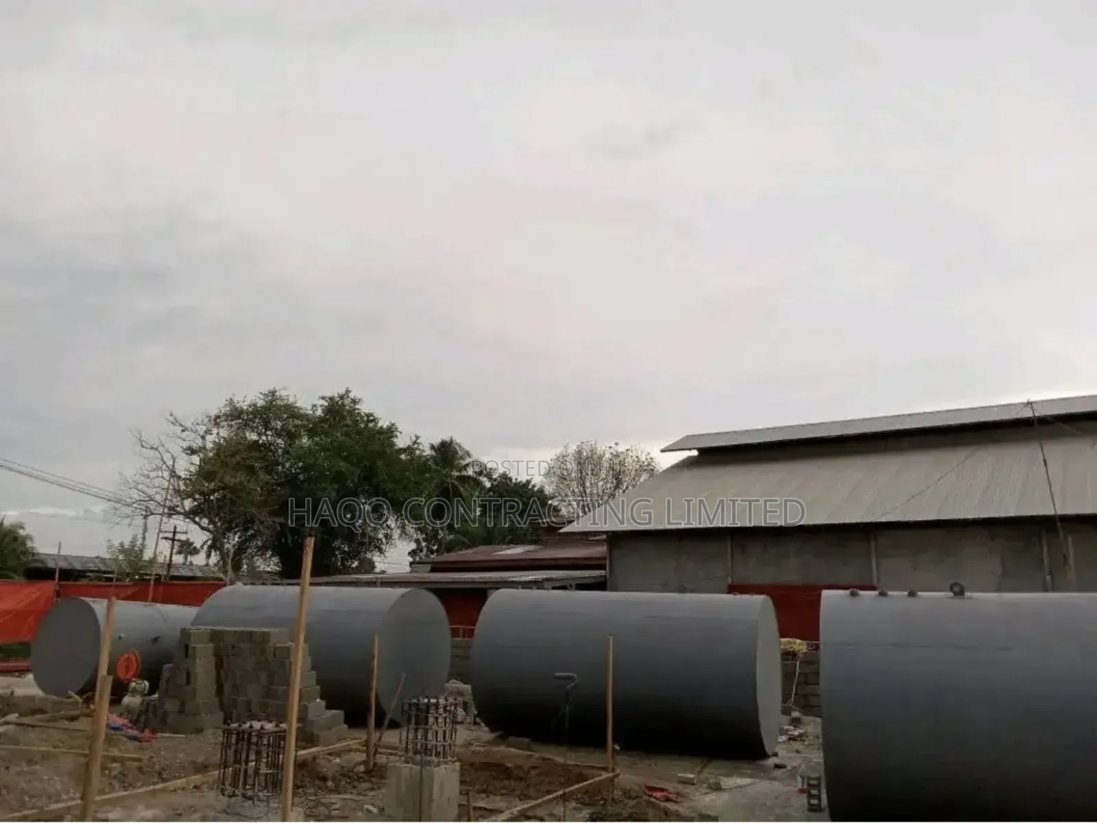 Grade a 45,000 Litres Diesel Storage Tank Fabrication