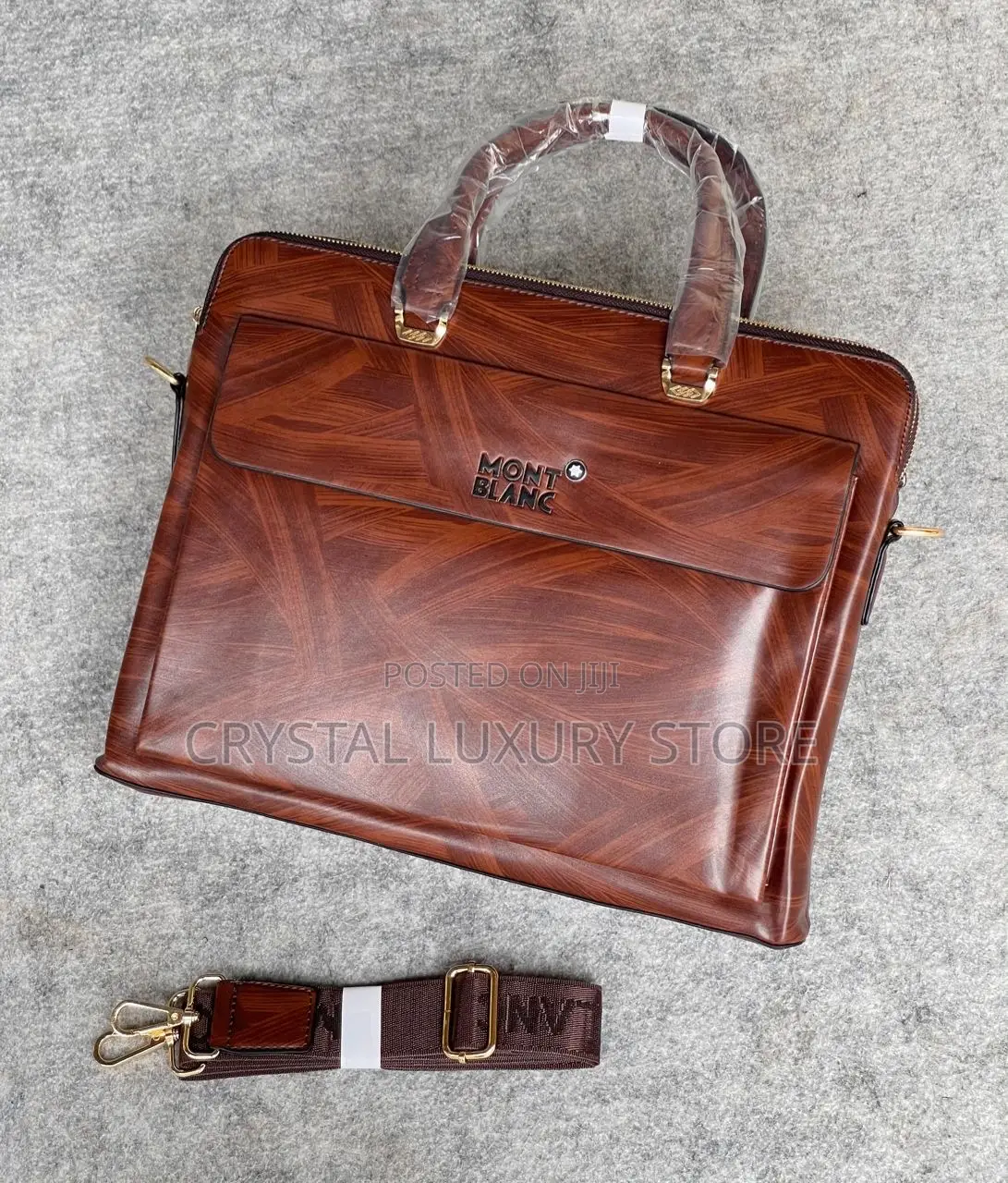 Mont Blanc Quality Luxury Laptop Bag