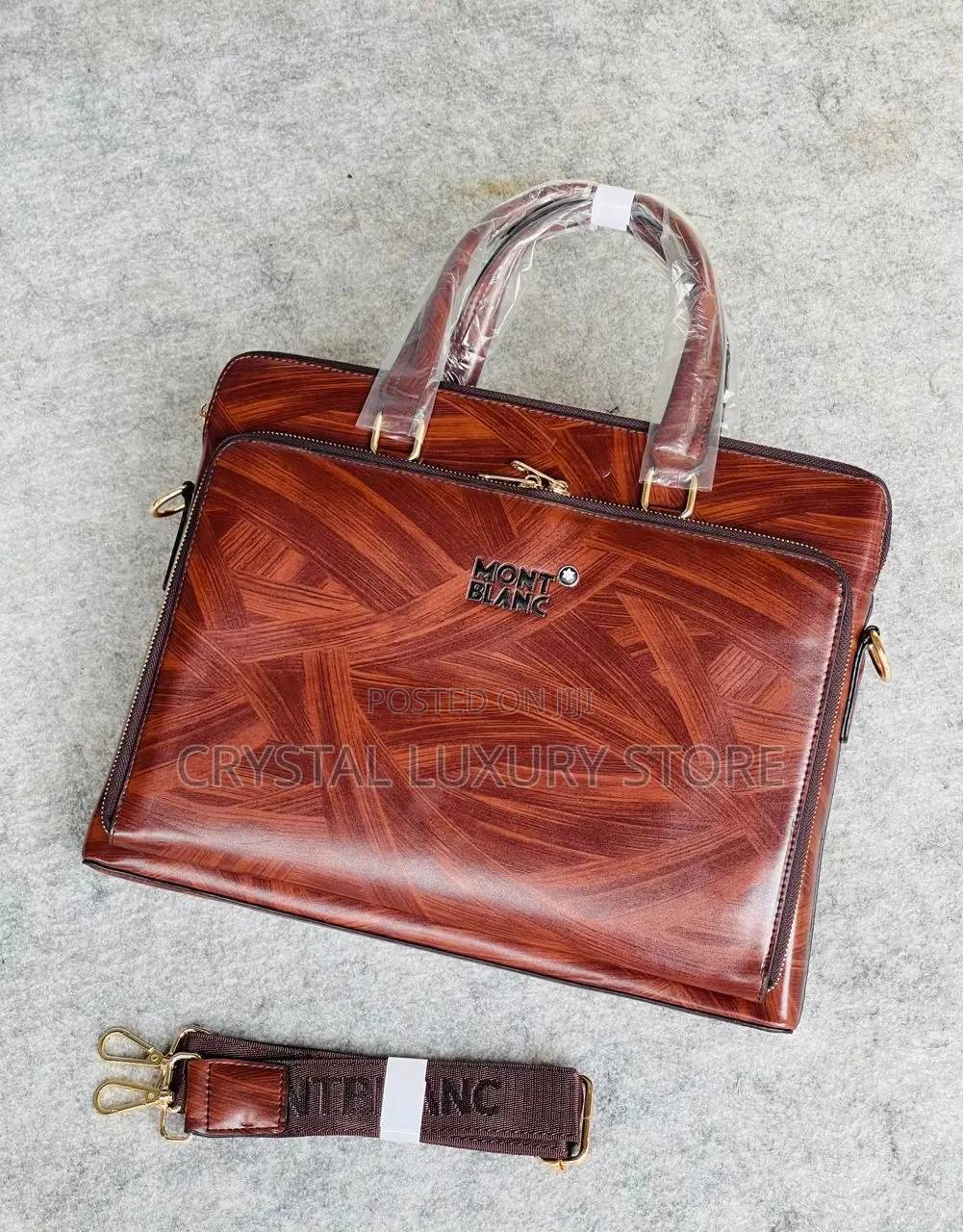 Mont Blanc Quality Luxury Laptop Bag