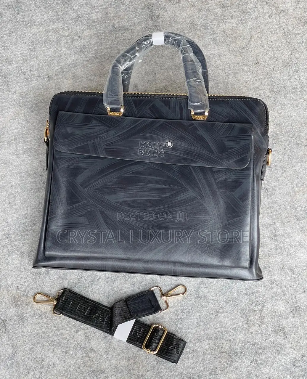 Mont Blanc Quality Luxury Laptop Bag