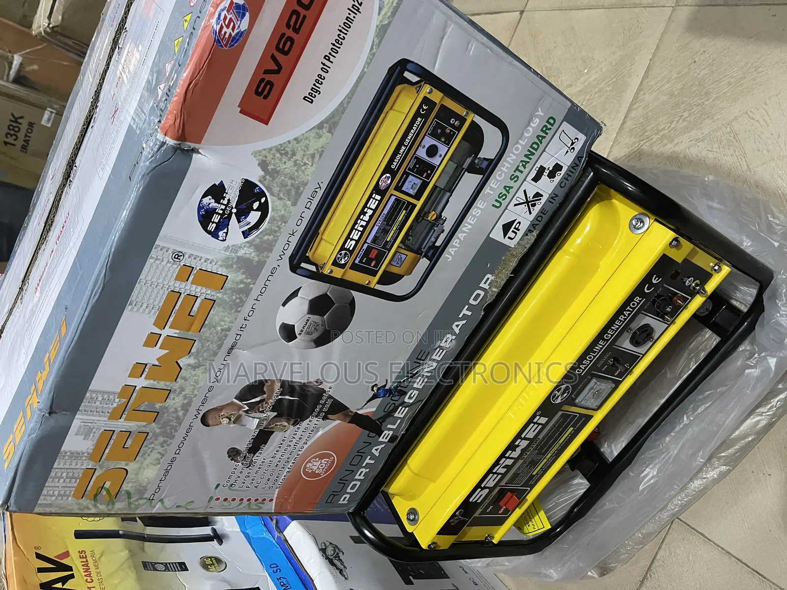 Brand New Sewie Generator Full Copper Coil Engine Model 6200