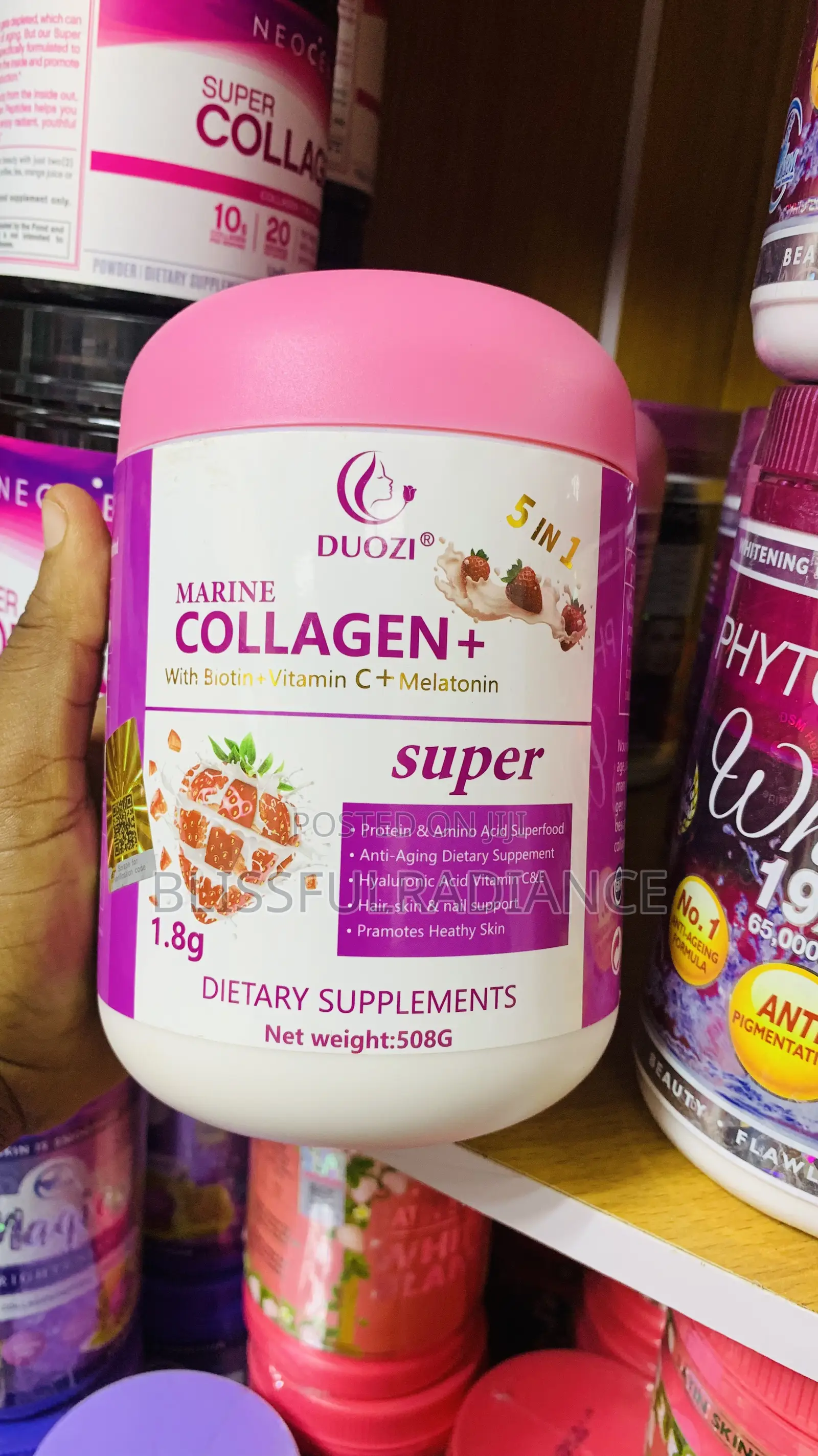 DUOZI MARINE COLLAGEN+Bioton+Vitamin C+Melatonin