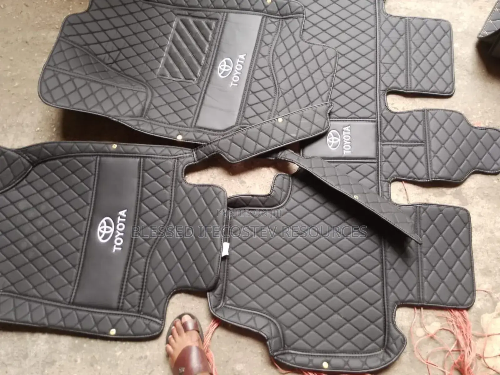 Leather Car Foot Mat Toyota