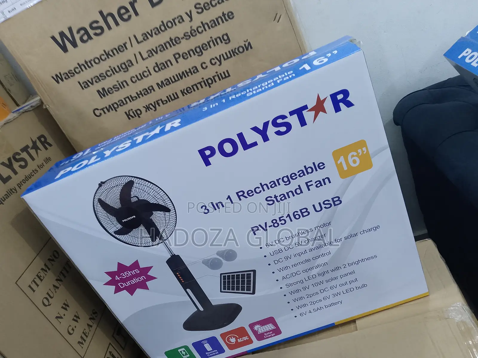 Best Affordable Polystar 16" Standing Fan -New