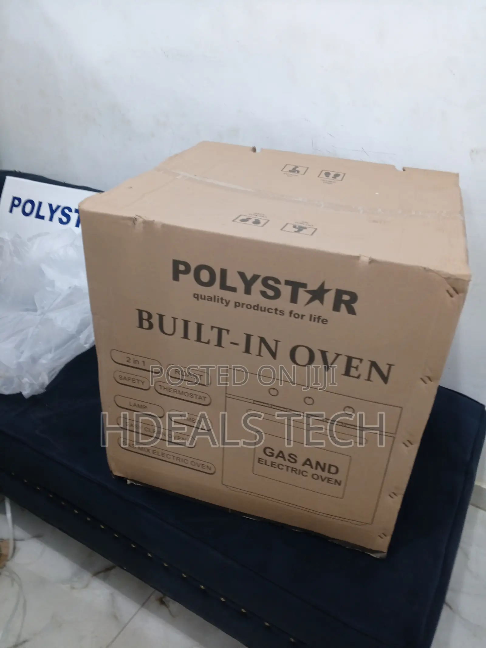 Best Polystar 65liters Electric Gas Built- In Oven Black