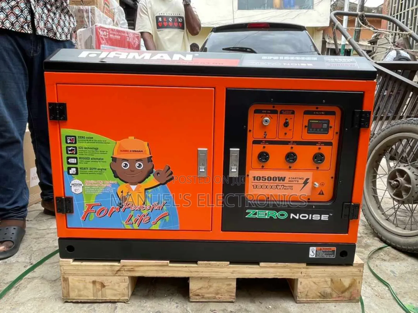 10kva Firman Zero Noise Petrol Soundproof Generator