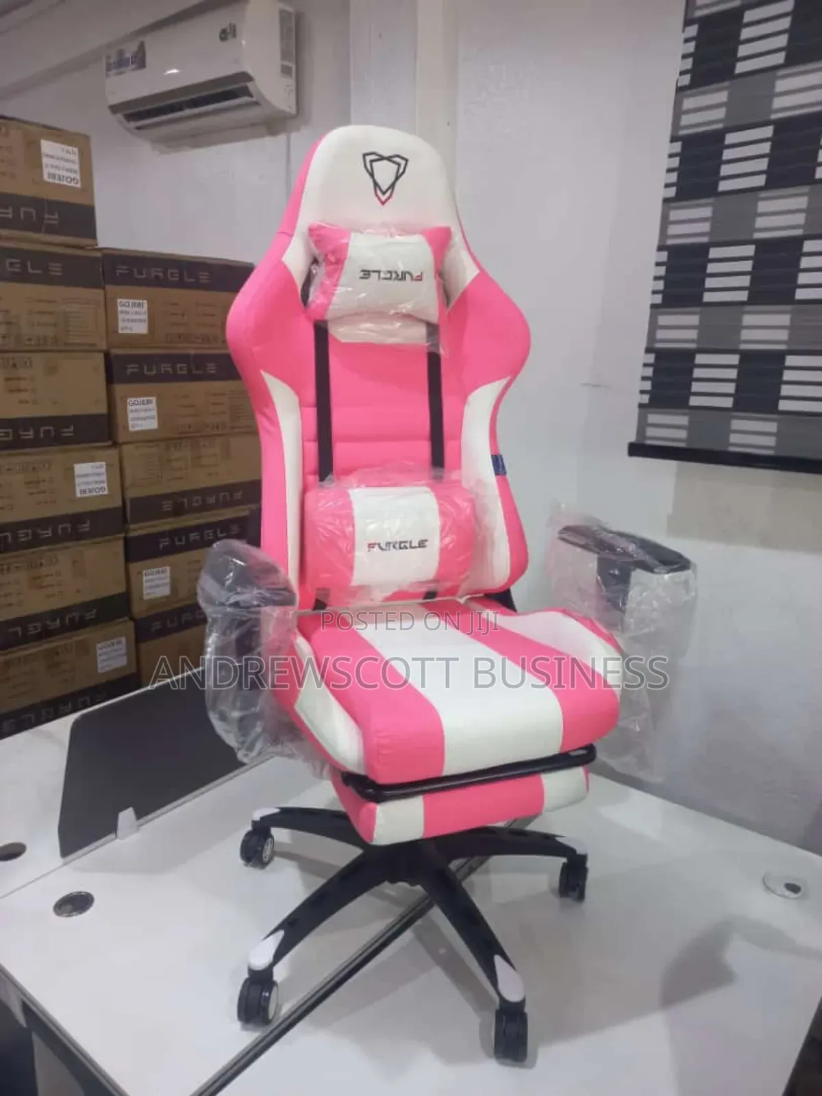 Studio or Gaming Chair With Footrest