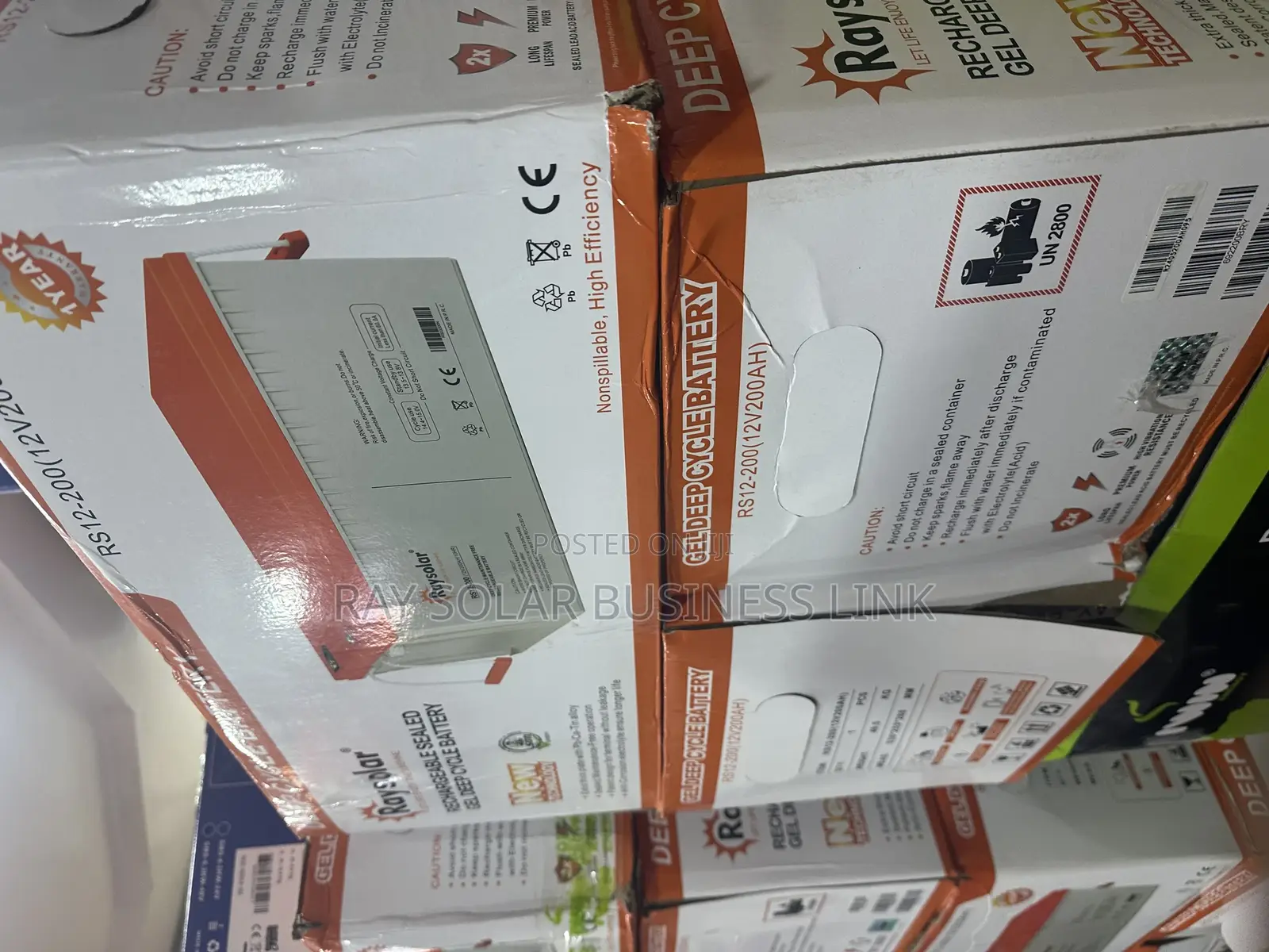 200ah Raysolar Drycell Battery