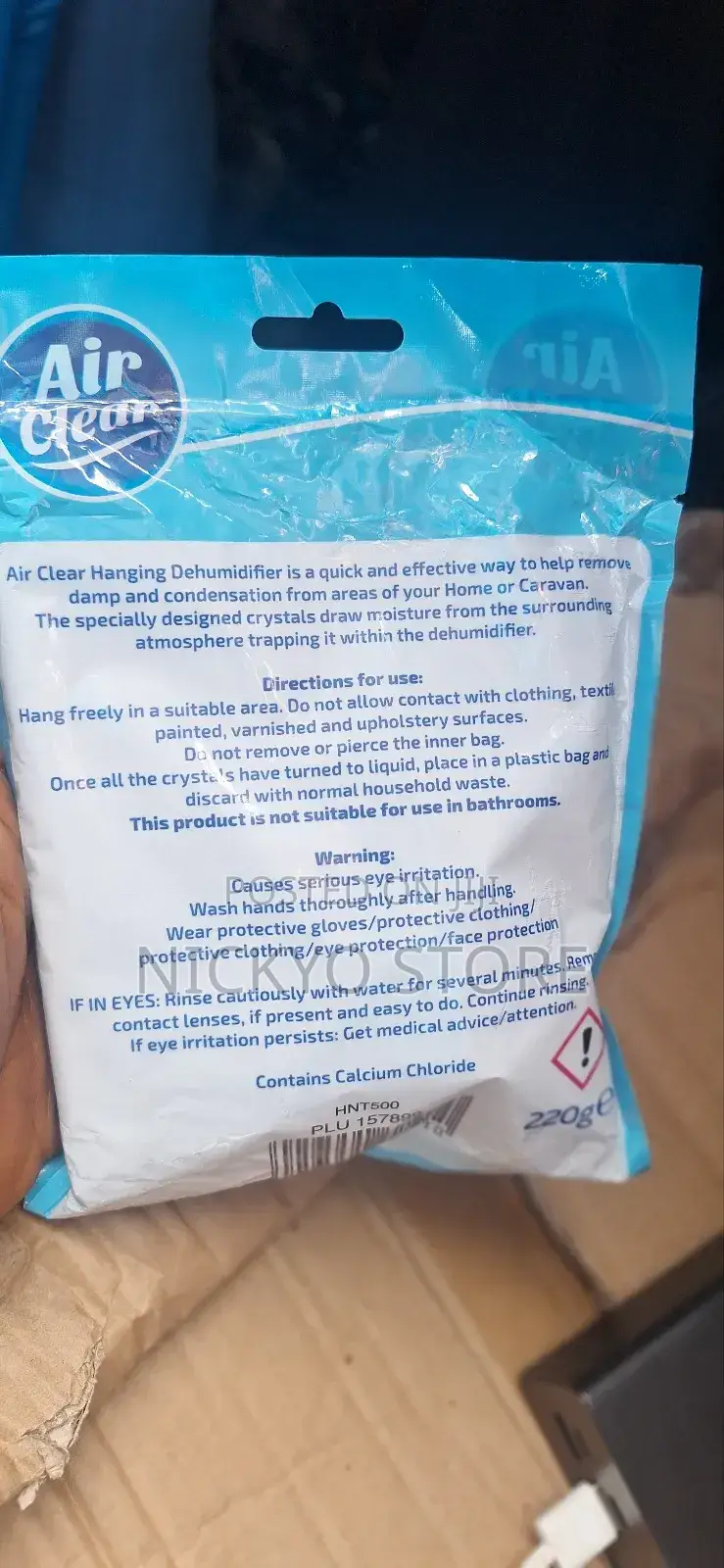 Hanging Dehumidifier Bag Stops Damp Mildew Absorbs Moisture