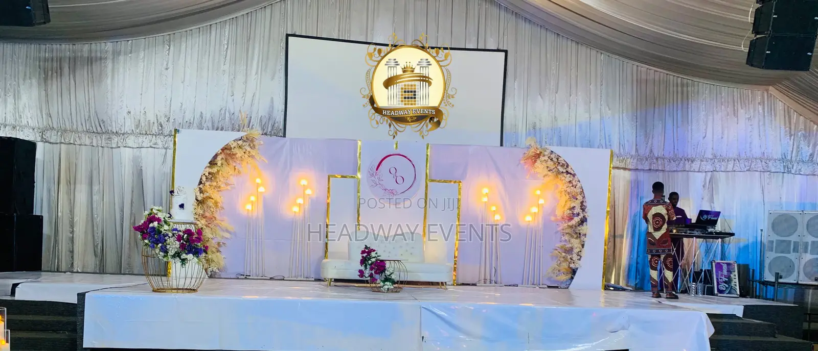 Wedding Reception Decoration by Headway Events