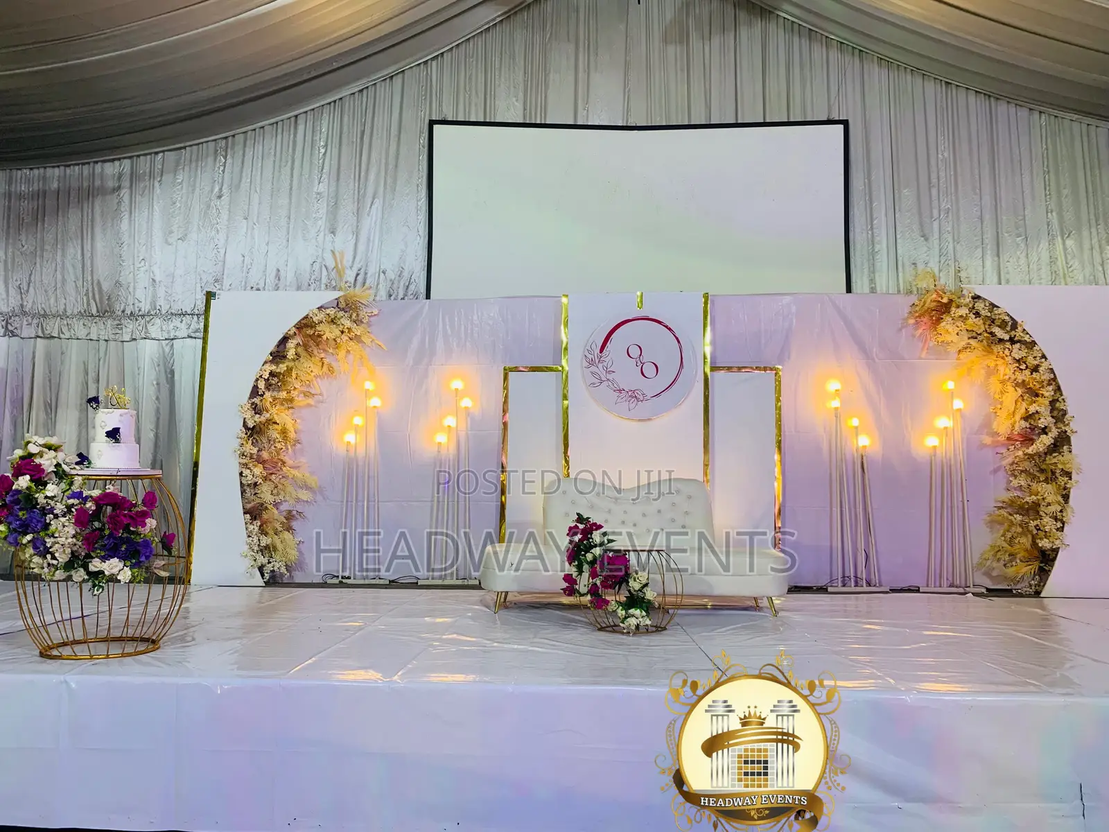 Wedding Reception Decoration by Headway Events