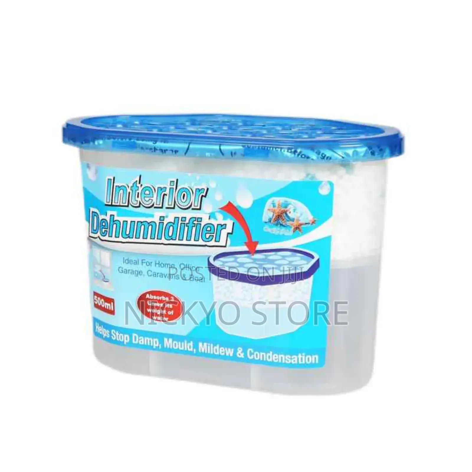 Interior Moisture Absorber for Home Dehumidifier Box