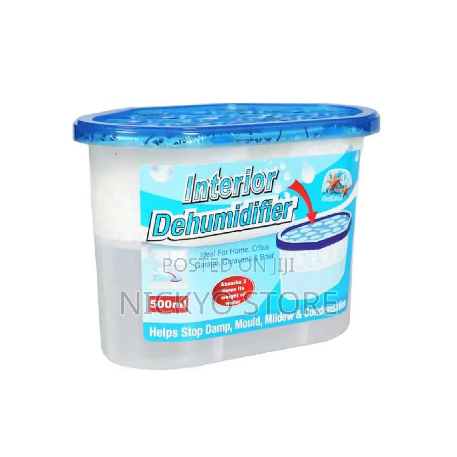 Interior Moisture Absorber for Home Dehumidifier Box