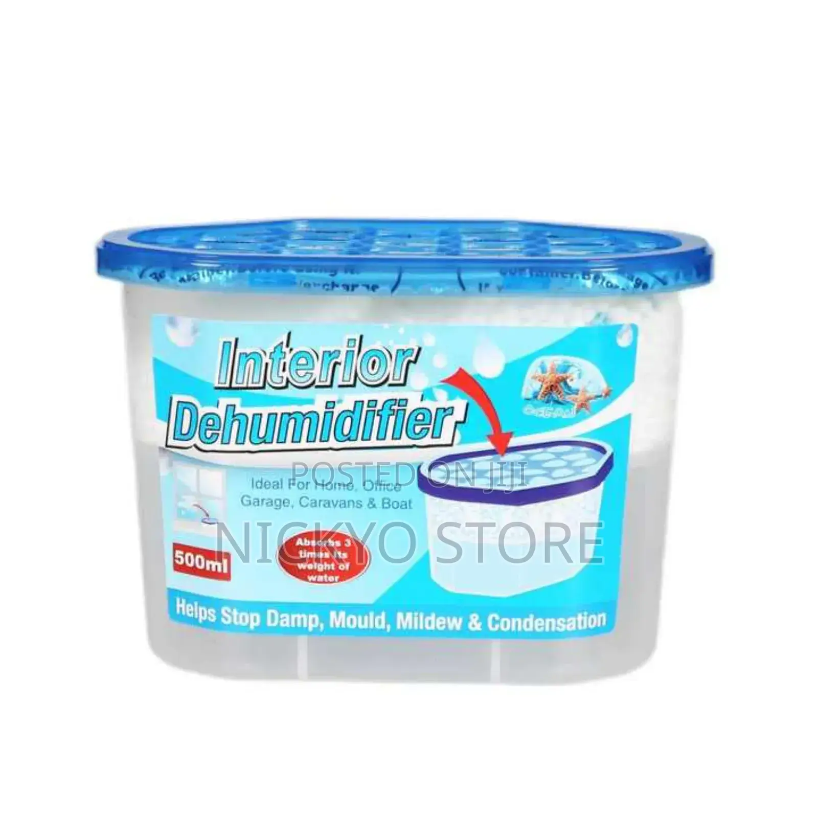 Interior Moisture Absorber for Home Dehumidifier Box